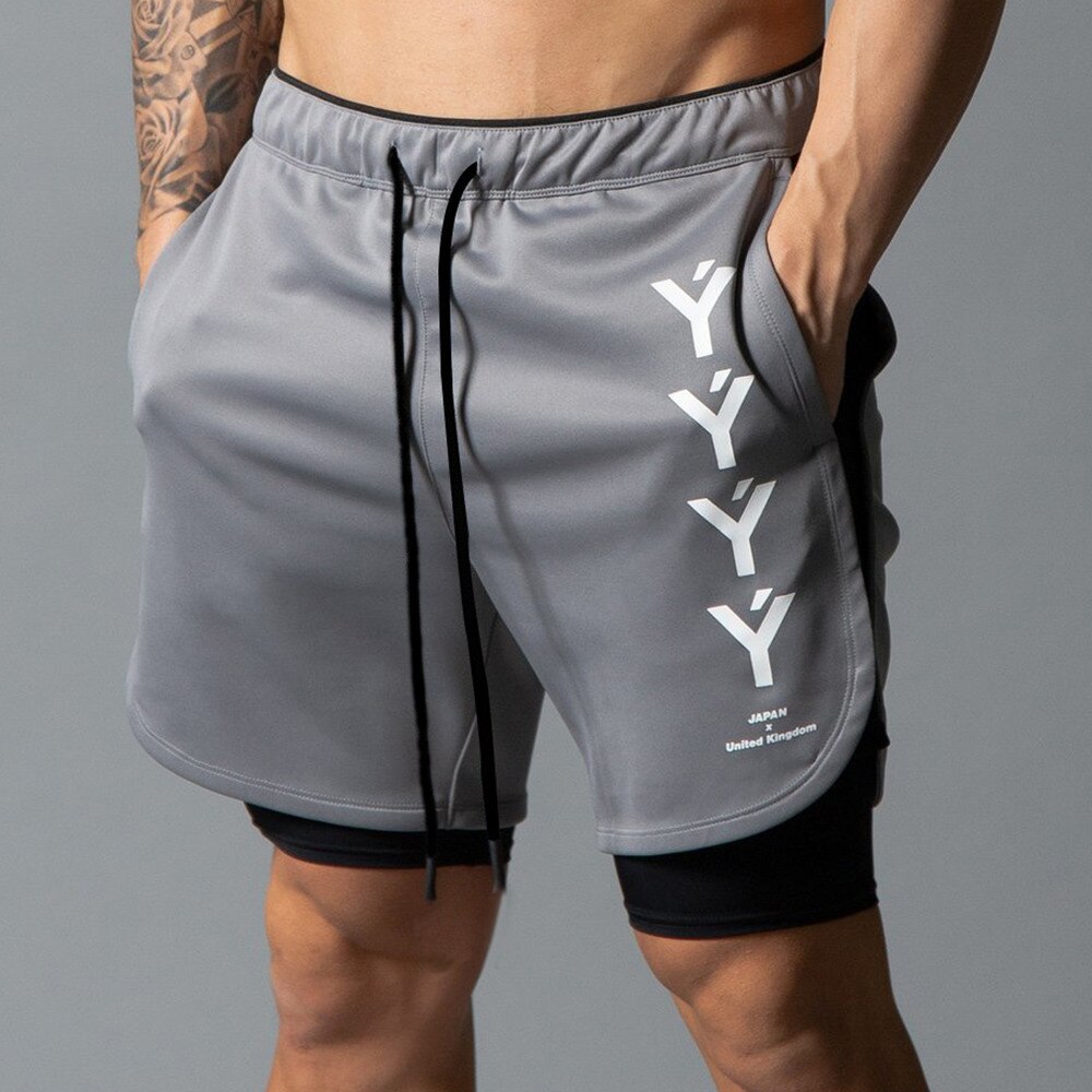 2 in 1 Double layer Shorts